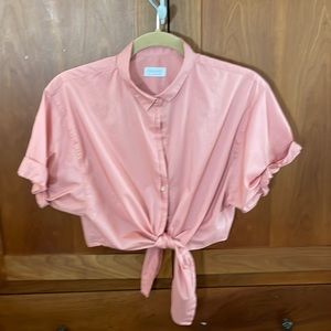 Easter Pretty!!! Community size XS cropped top in rose blush color